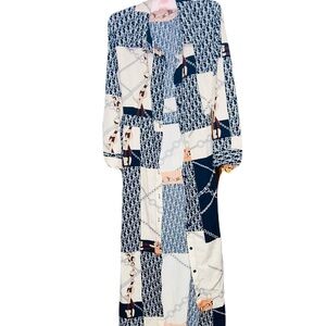 Dior patchwork logo dress/jacket